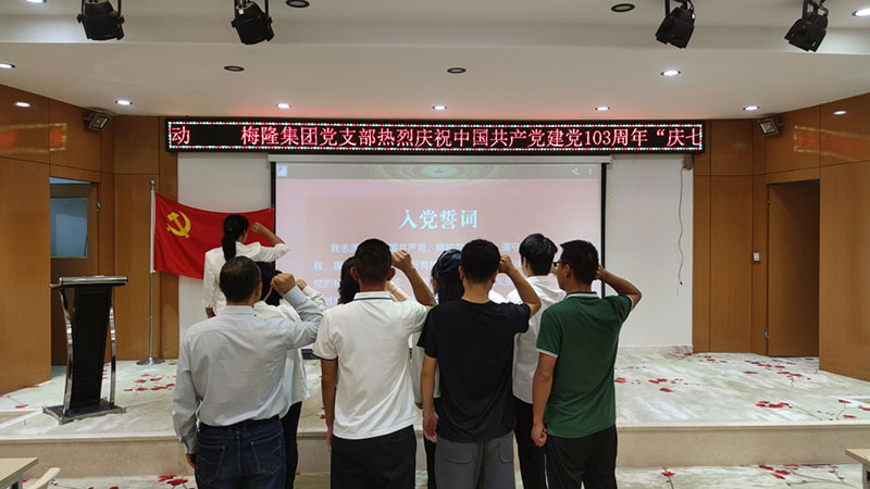 七一建黨節(jié)·奮進(jìn)新時(shí)代——甘肅梅隆石材集團(tuán)有限公司黨支部開(kāi)展「慶七一」主題活動(dòng)