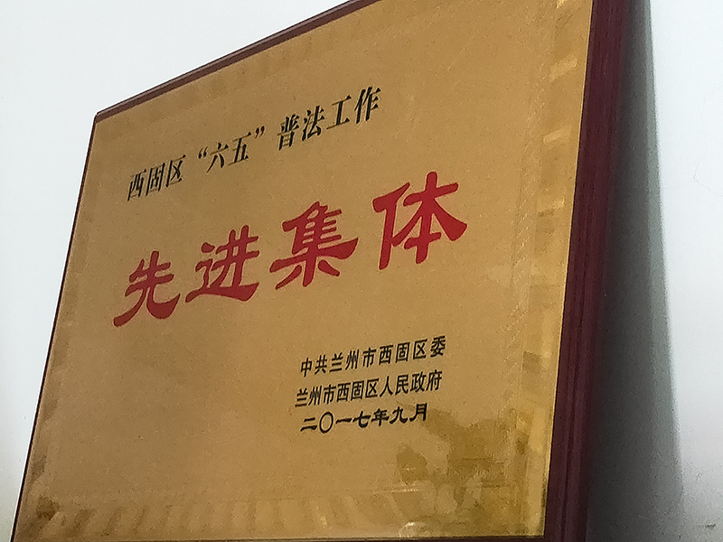 西固區(qū)「六五」浦發(fā)工作先進(jìn)集體